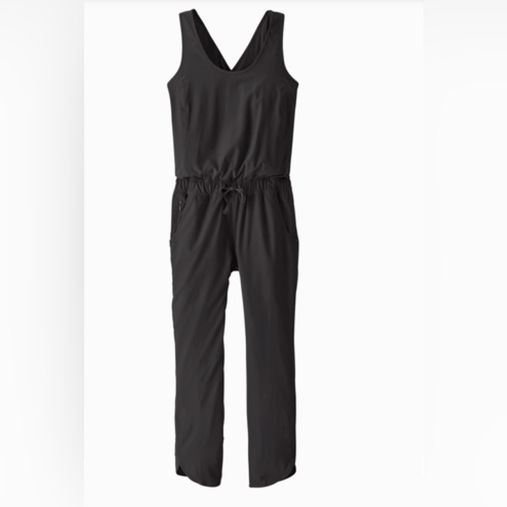 EUC Patagonia Fleetwith Black Romper Size Medium!!